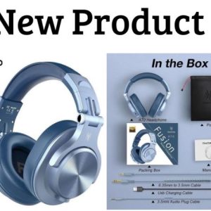 OneOdio A70 Bluetooth and wired over-ear headphones with deep bass