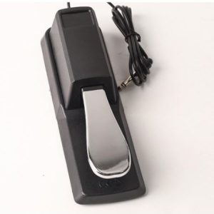universal sustain pedal for keyboard and digital piano with polarity switch
