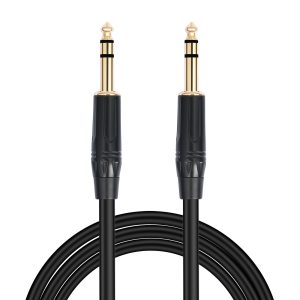6.35mm jack to jack TRS audio cable 3m for mixer, guitar and amplifier in Lusaka Zambia