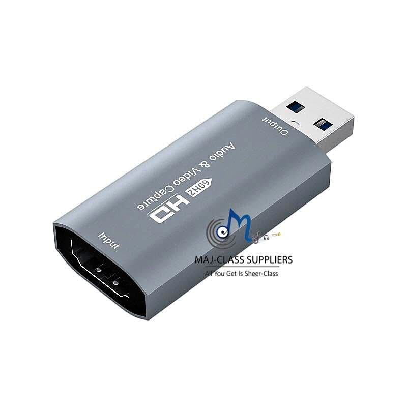 HDMI to USB 3.0 capture card for live streaming and video recording on PC