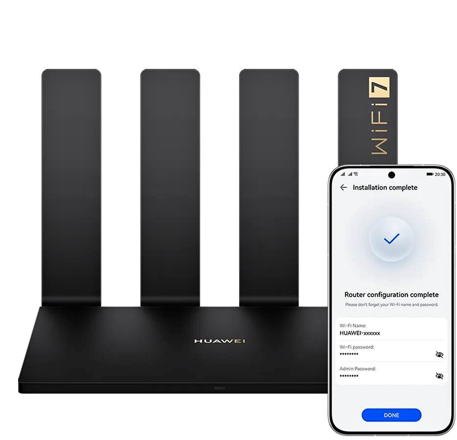 HUAWEI WiFi 7 BE3 Pro Router with no SIM slot and no built-in 4G/5G modem in Lusaka, Zambia