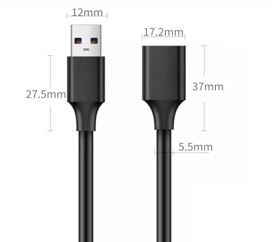 USB 3.0 Extension Cable 1.5M high-speed USB-A cable in Lusaka Zambia