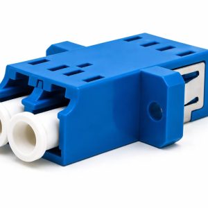 LC duplex fiber optic adapter with flange in Lusaka, Zambia